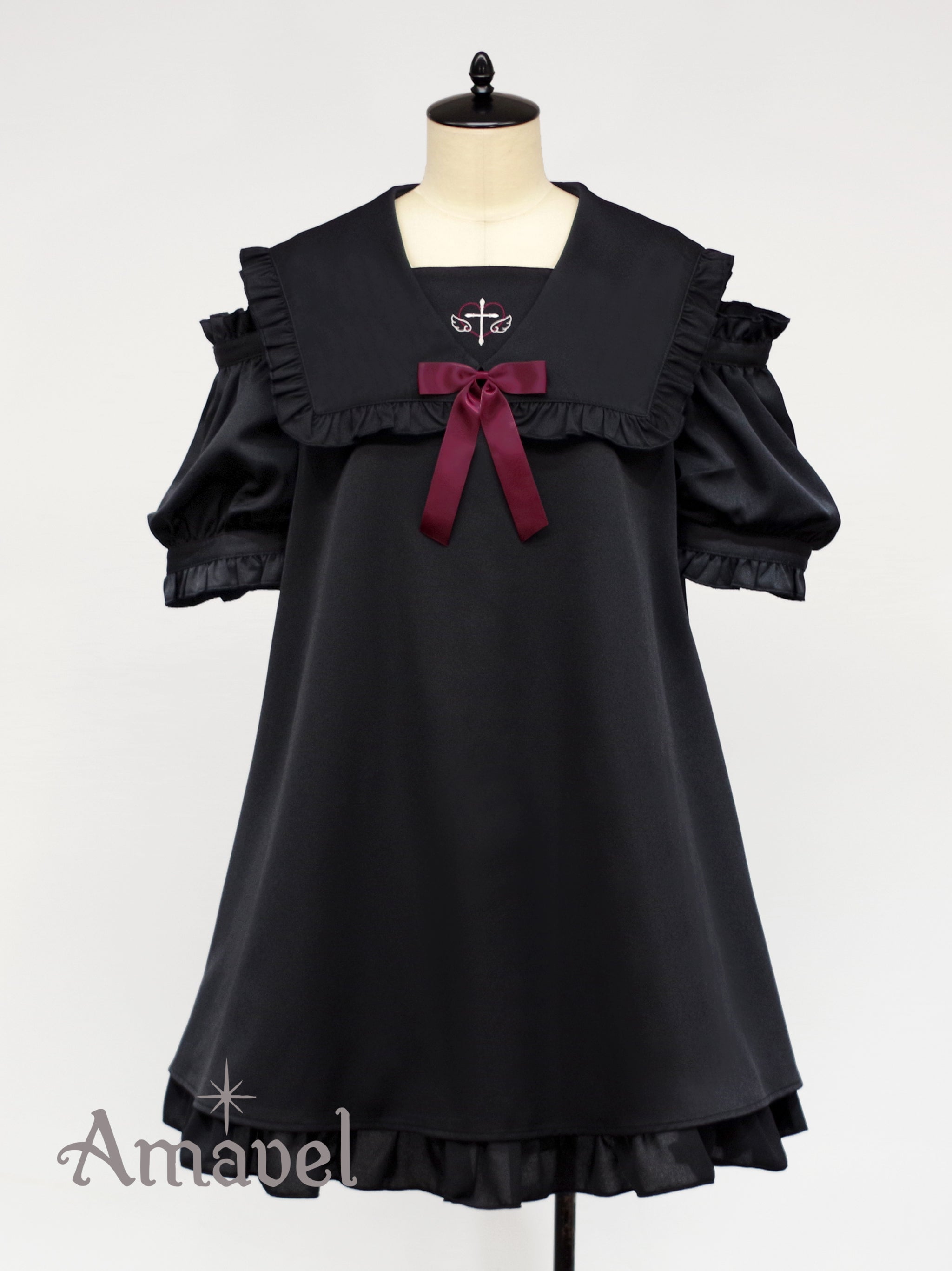 Petit Ange Croix Aラインワンピース （8792713560295）– Amavel 