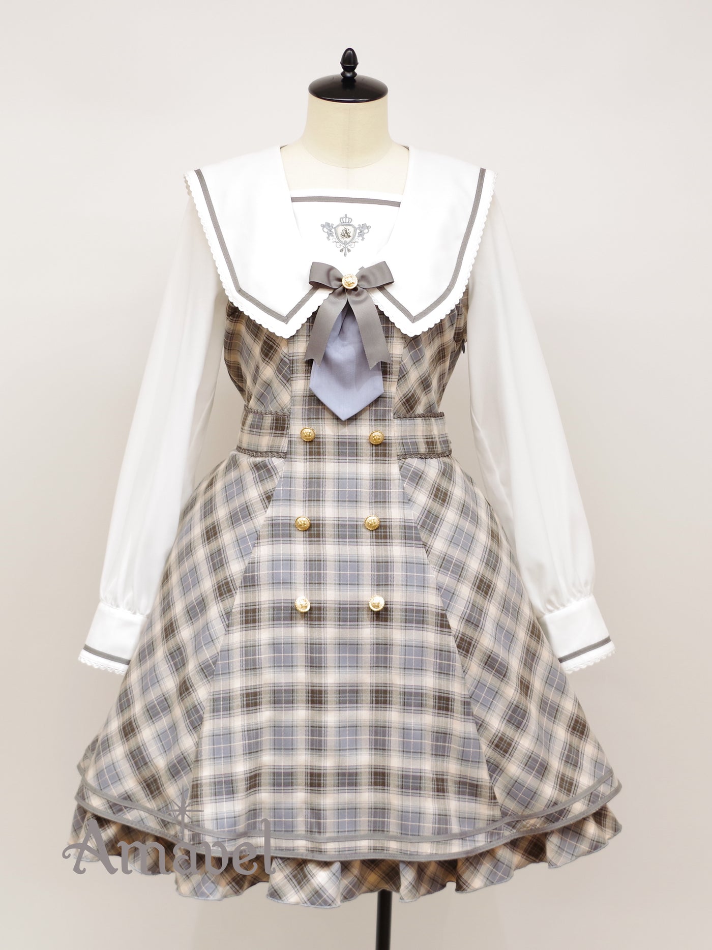 生産完了商品 ☆Amavel Classical Plaid ワンピース グリーン