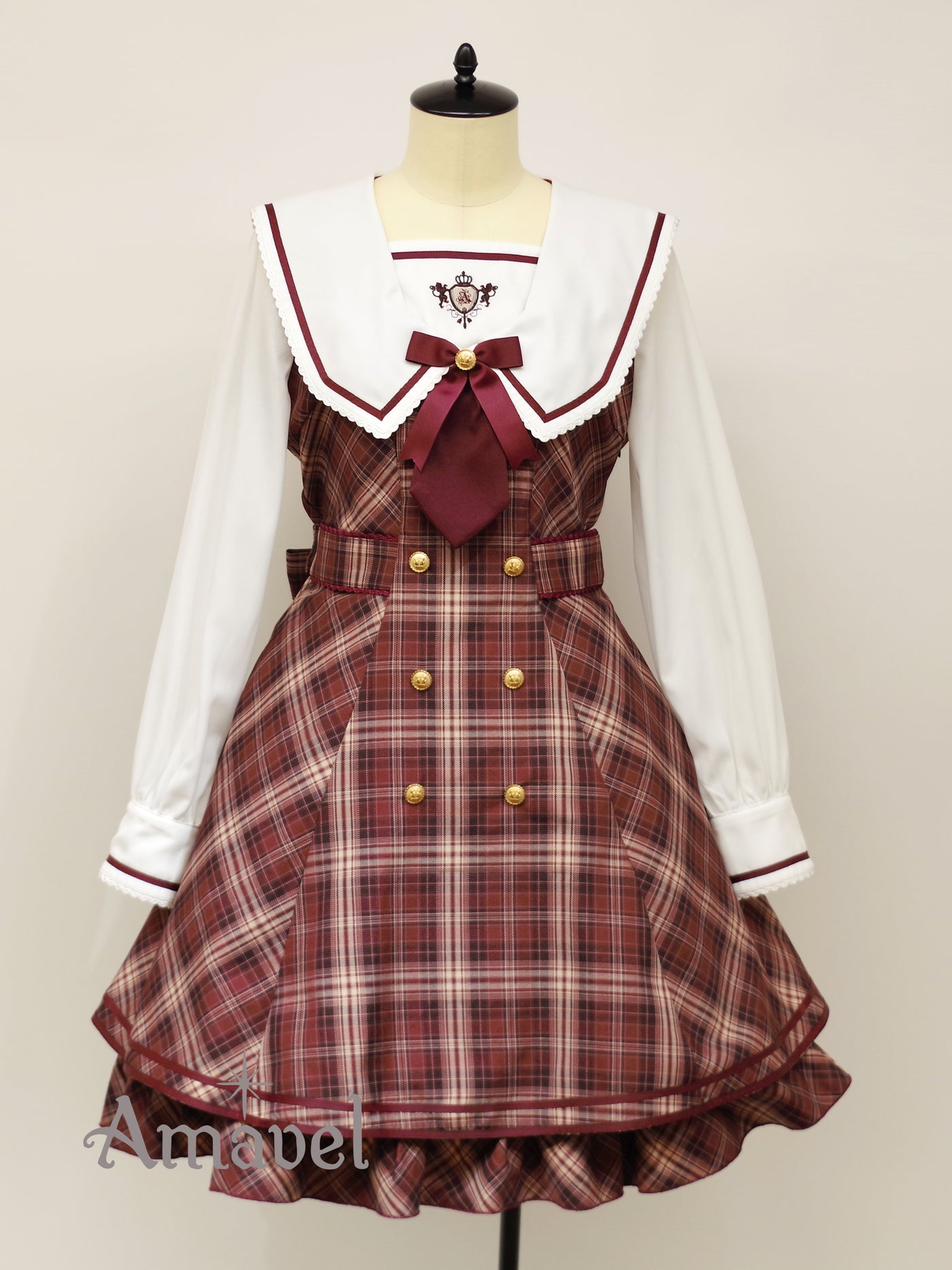 無地・新色登場！ 美品 Amavel アマベル Classical Plaid チェック