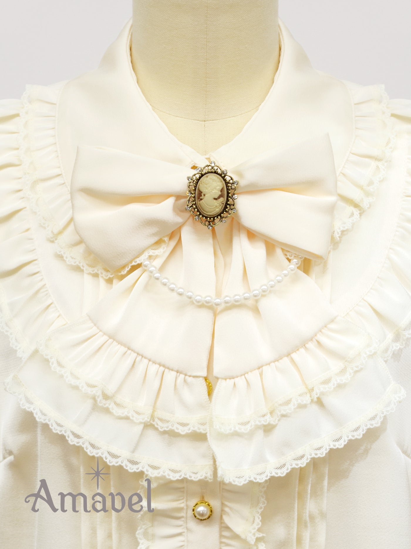 Antique Doll フリルブラウス （8505329549543）– Amavel（アマベル