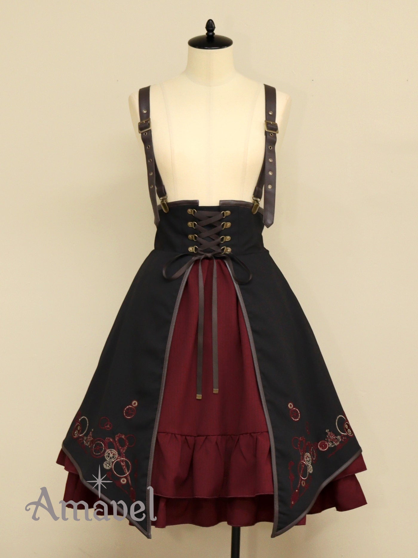Amavel Classical Steampunk レイヤードジャンパースカート