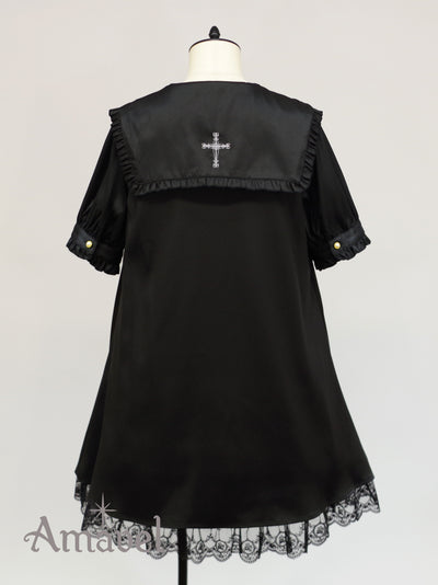 Jewely Cross A-line dress