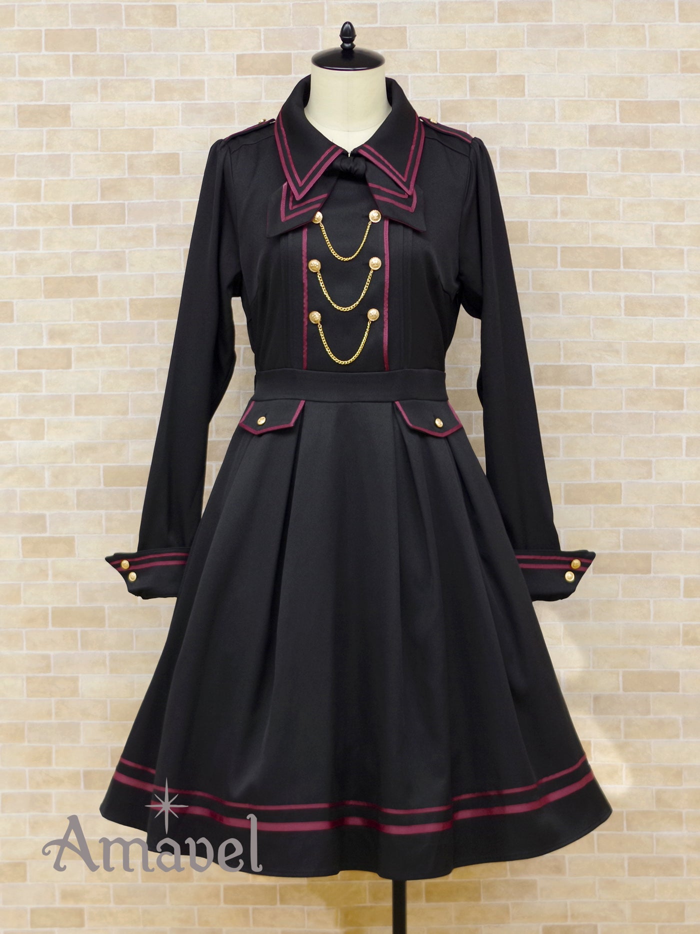 [Online exclusive item] Classical Wisdom dress