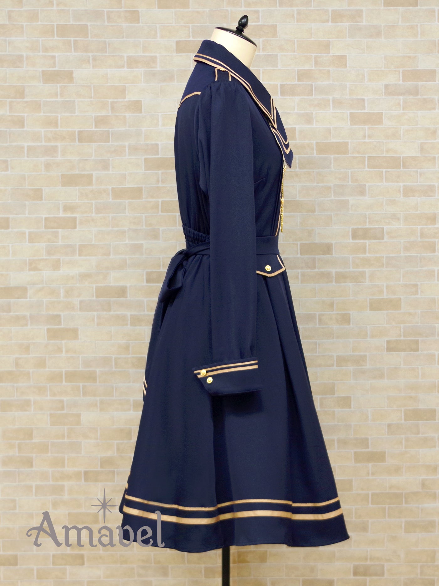 [Online exclusive item] Classical Wisdom dress