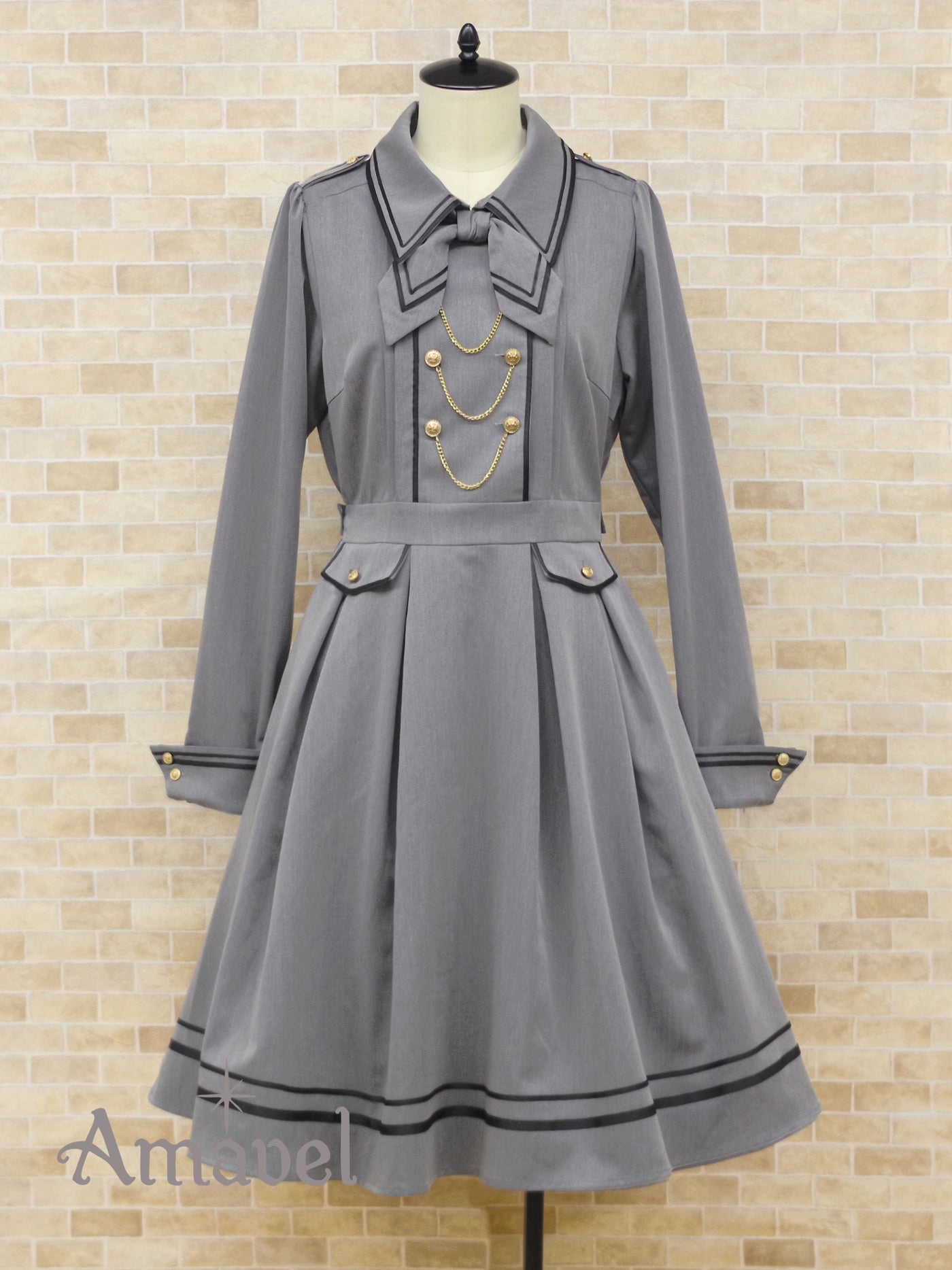 [Online exclusive item] Classical Wisdom dress