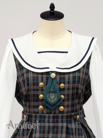 Fantasic School Check Sailor Dress