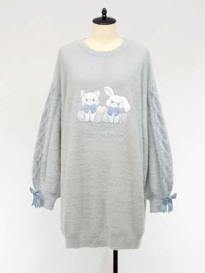 Fantasic Animals Applique Knit Dress