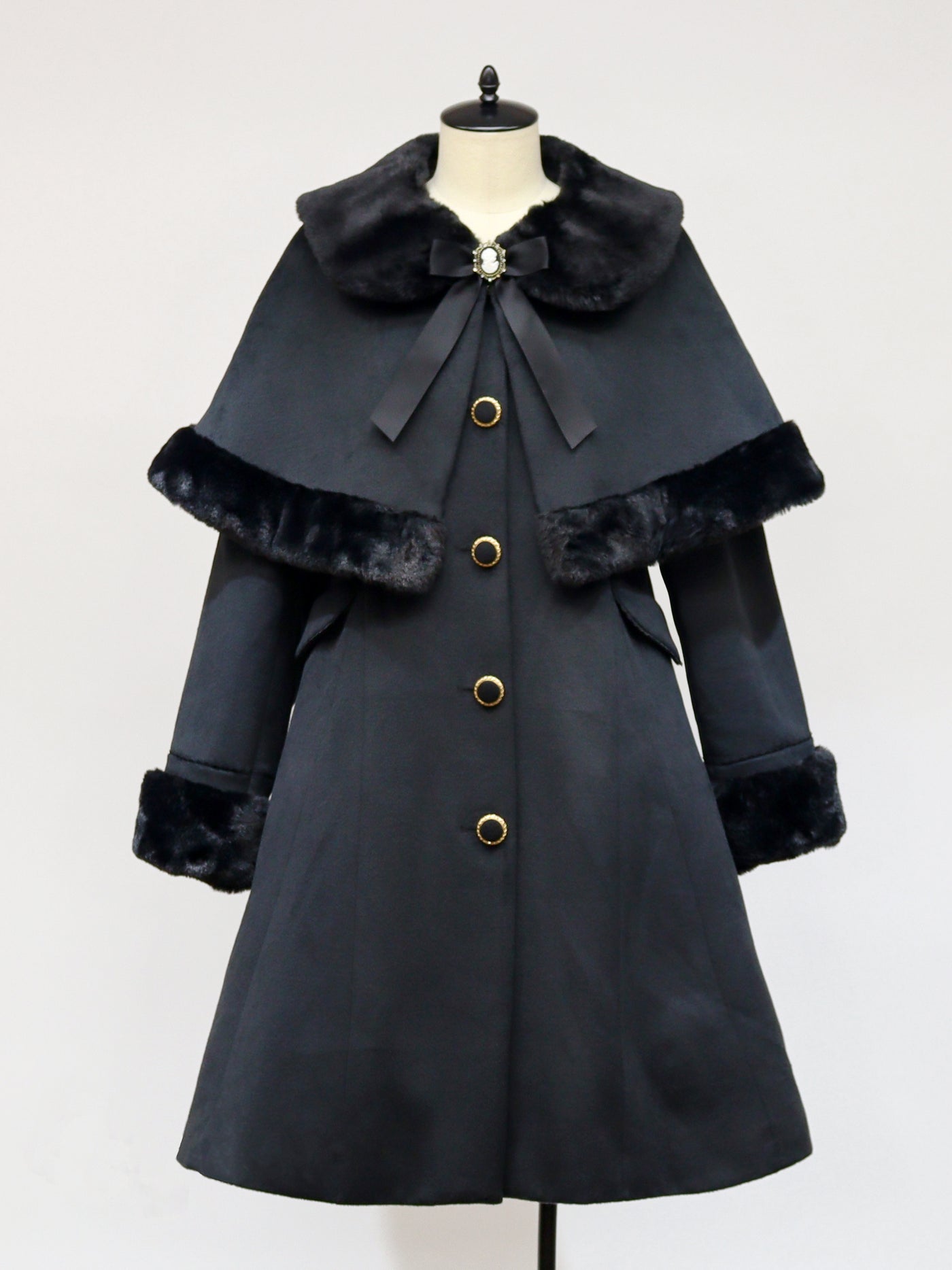 Antique Doll Cape Long Coat