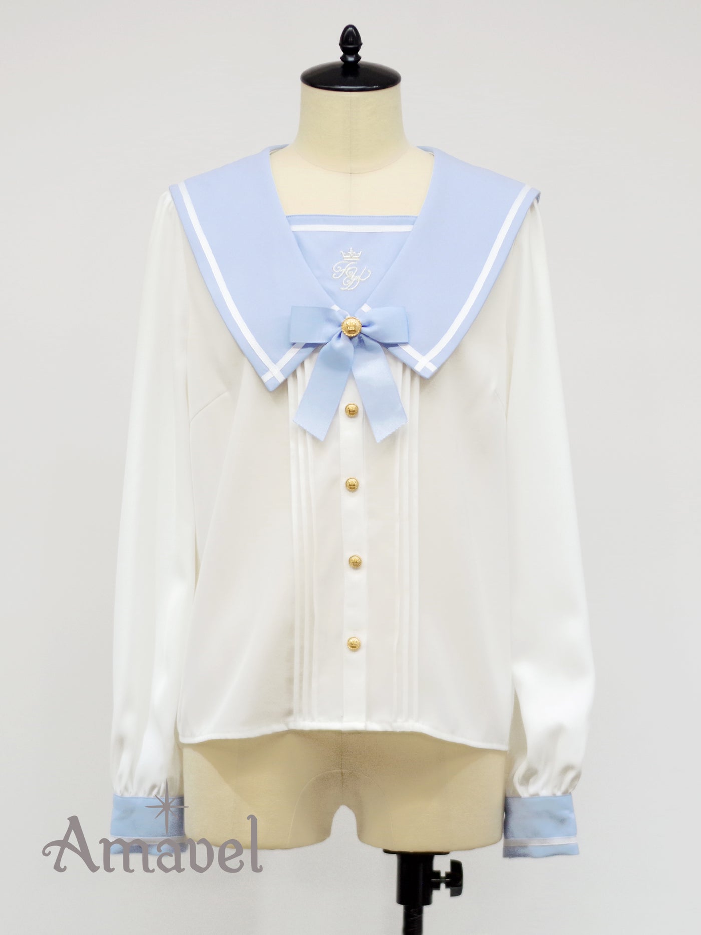 Fancy Marine sailor blouse （8650505879783）– Amavel（アマベル 