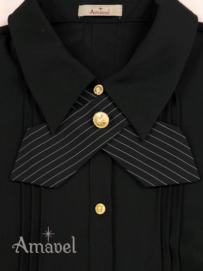 Historical Butler cross-tie blouse