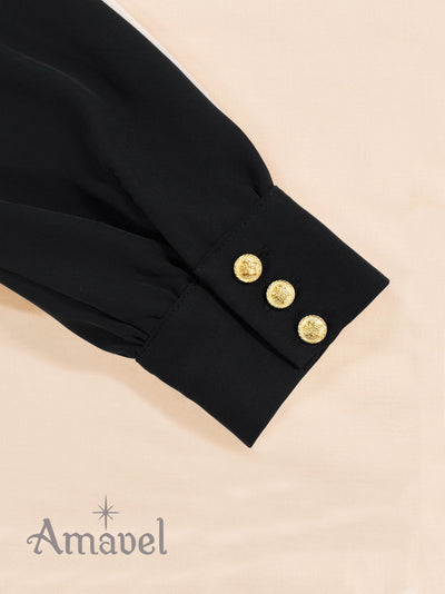 Historical Butler cross-tie blouse