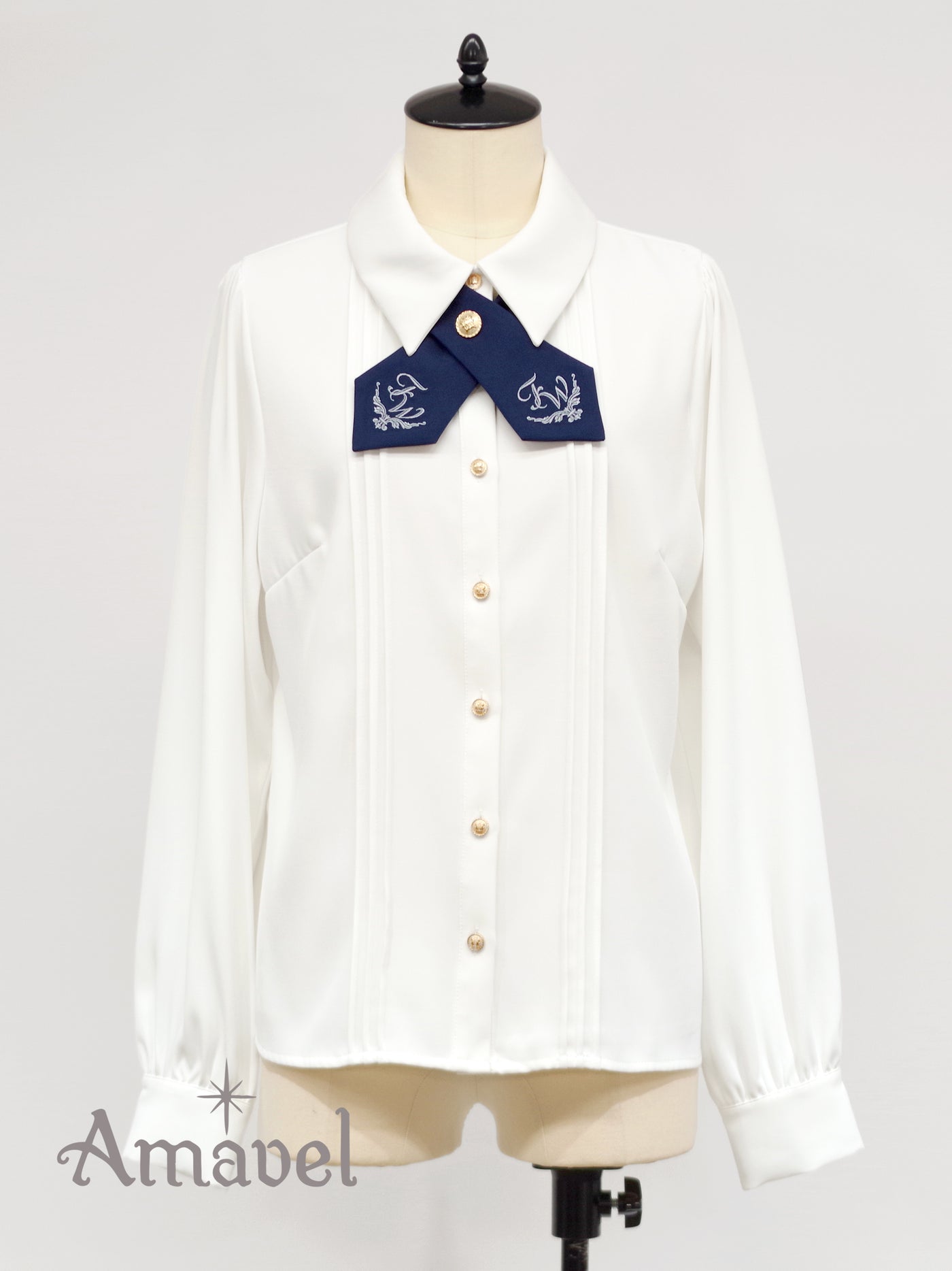 Historical Butler cross-tie blouse