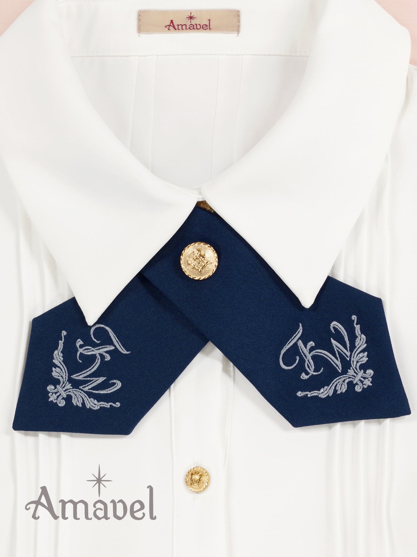 Historical Butler cross-tie blouse