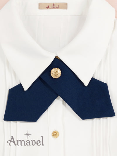 Historical Butler cross-tie blouse