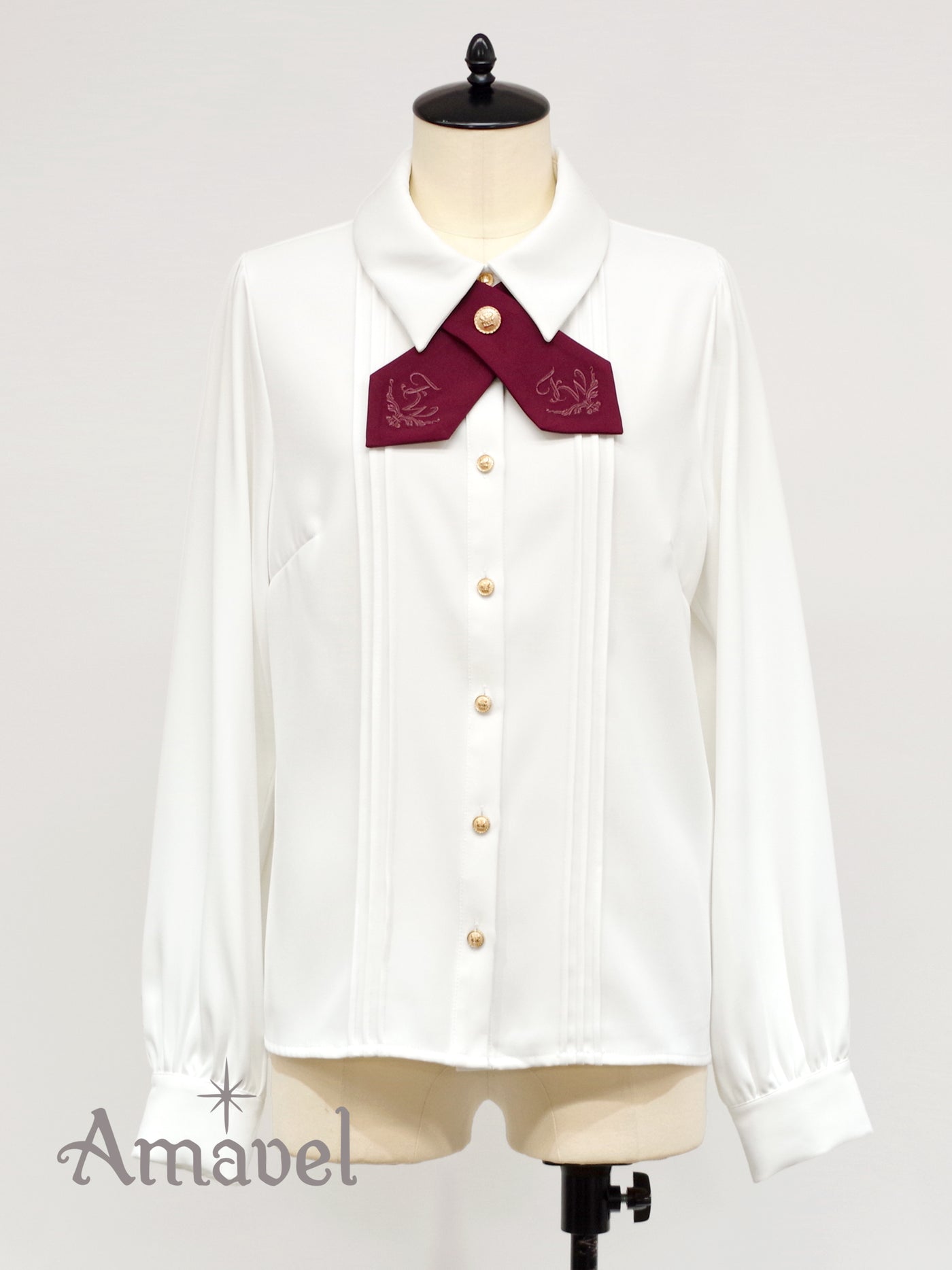 Historical Butler cross-tie blouse