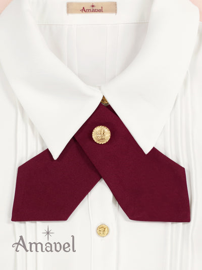 Historical Butler cross-tie blouse