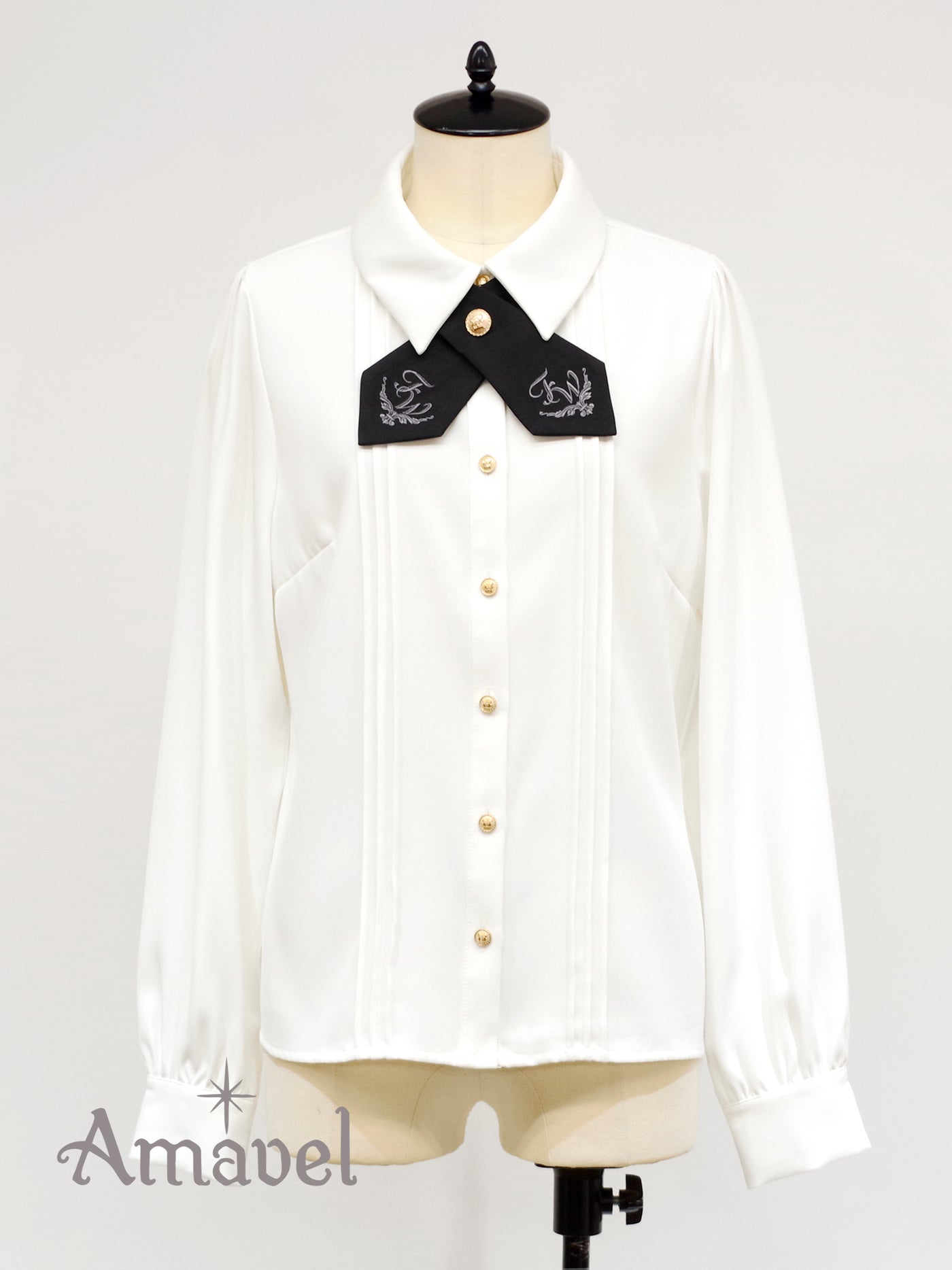 Historical Butler cross-tie blouse