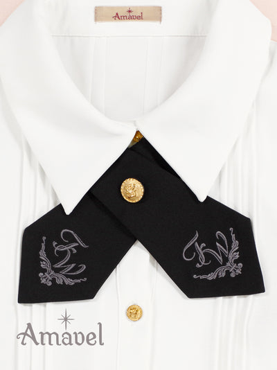 Historical Butler cross-tie blouse