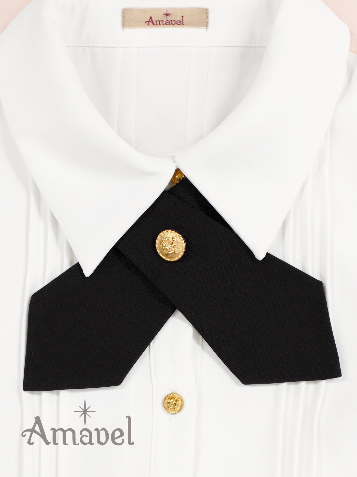 Historical Butler cross-tie blouse