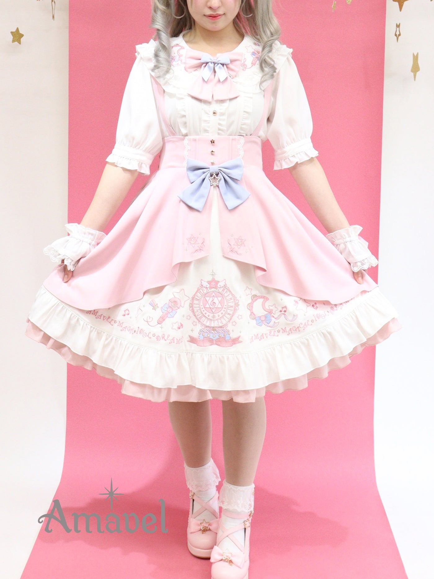 Magical IDOL Dream スカート ピンク モデル着用