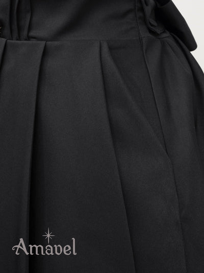 Sergeant Emblem Side Pleated Skirt