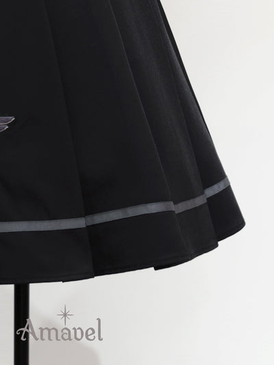 Sergeant Emblem Side Pleated Skirt