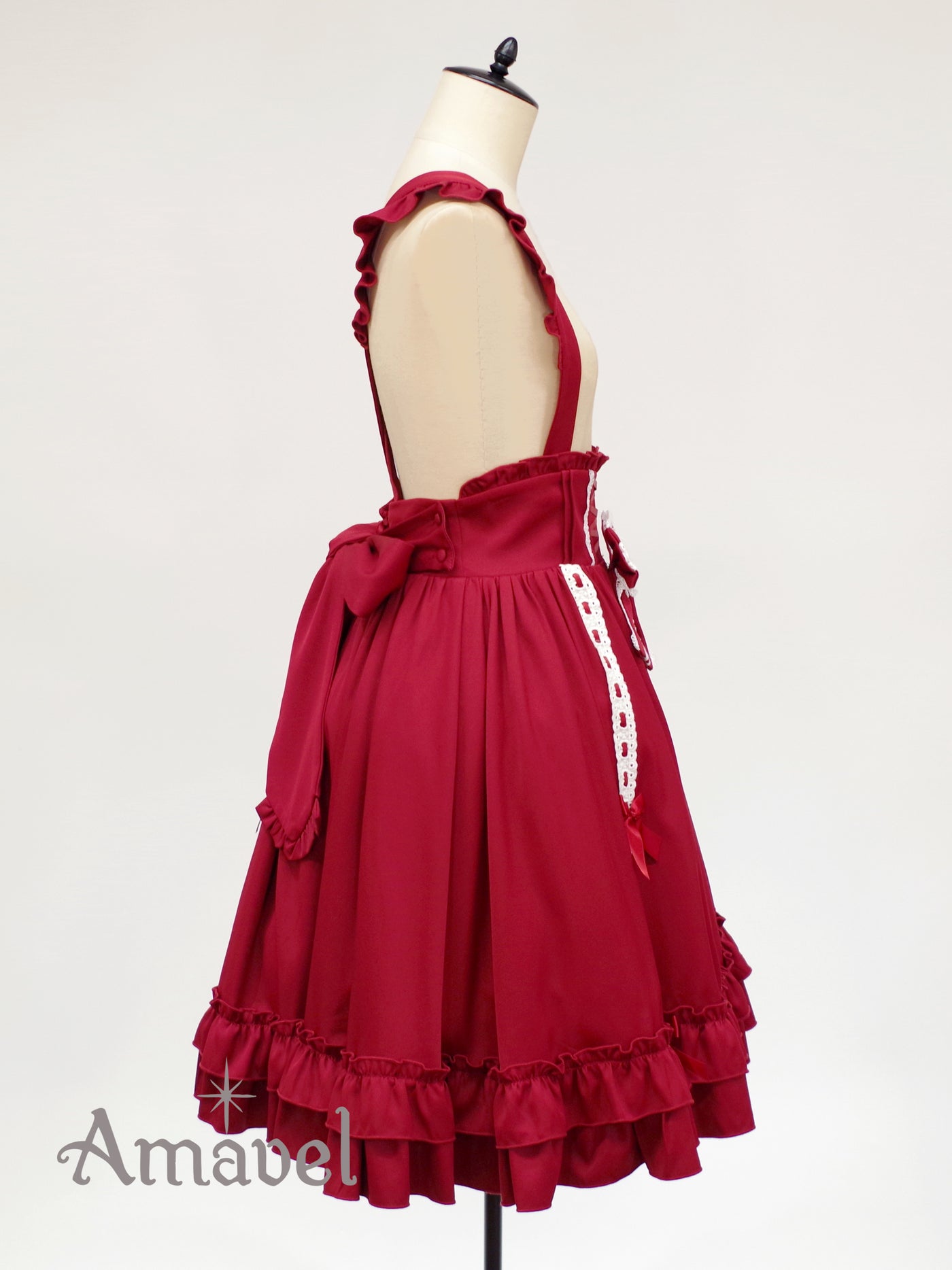 Dreamy Ribbon Wrapping Frill Skirt