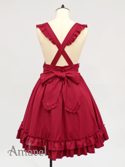 Dreamy Ribbon Wrapping Frill Skirt