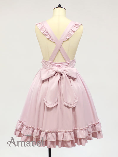 Dreamy Ribbon Wrapping Frill Skirt