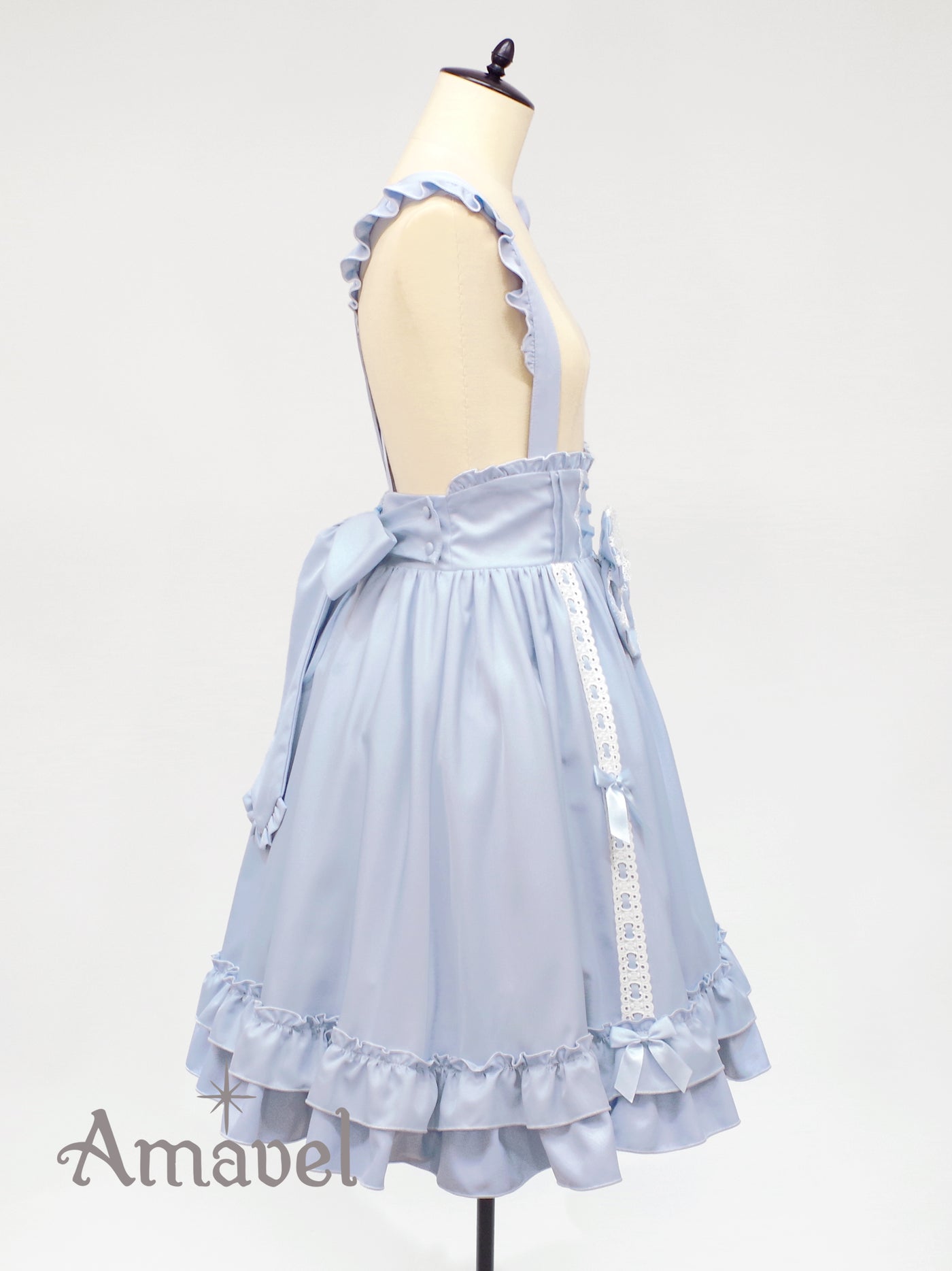 Dreamy Ribbon Wrapping Frill Skirt