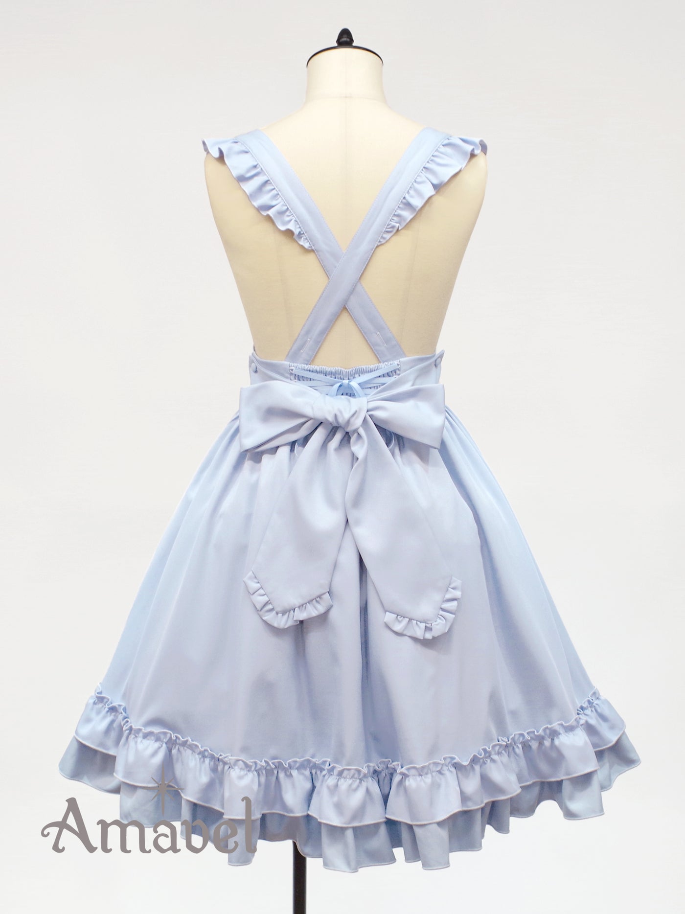 Dreamy Ribbon Wrapping Frill Skirt