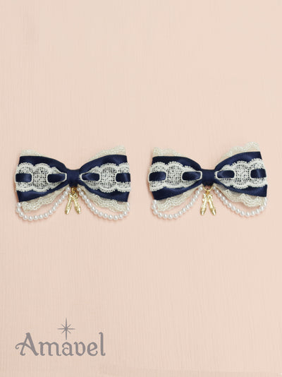 Prima Ballerina Double Ribbon Clip