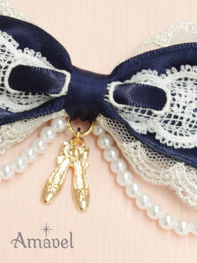 Prima Ballerina Double Ribbon Clip