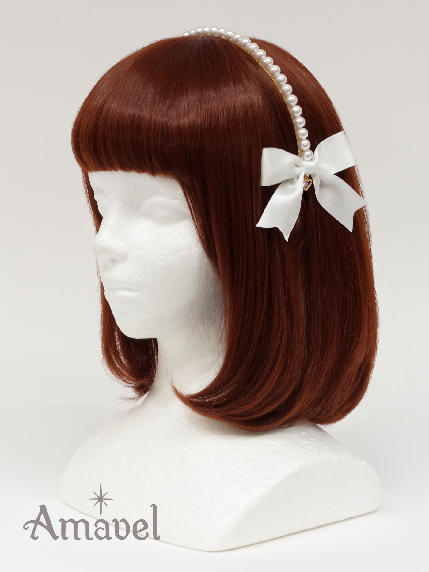 Pearl ribbon headband