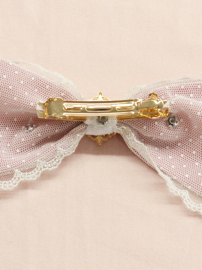 Princess Afternoon Tea Party Tulle Ribbon Barrette