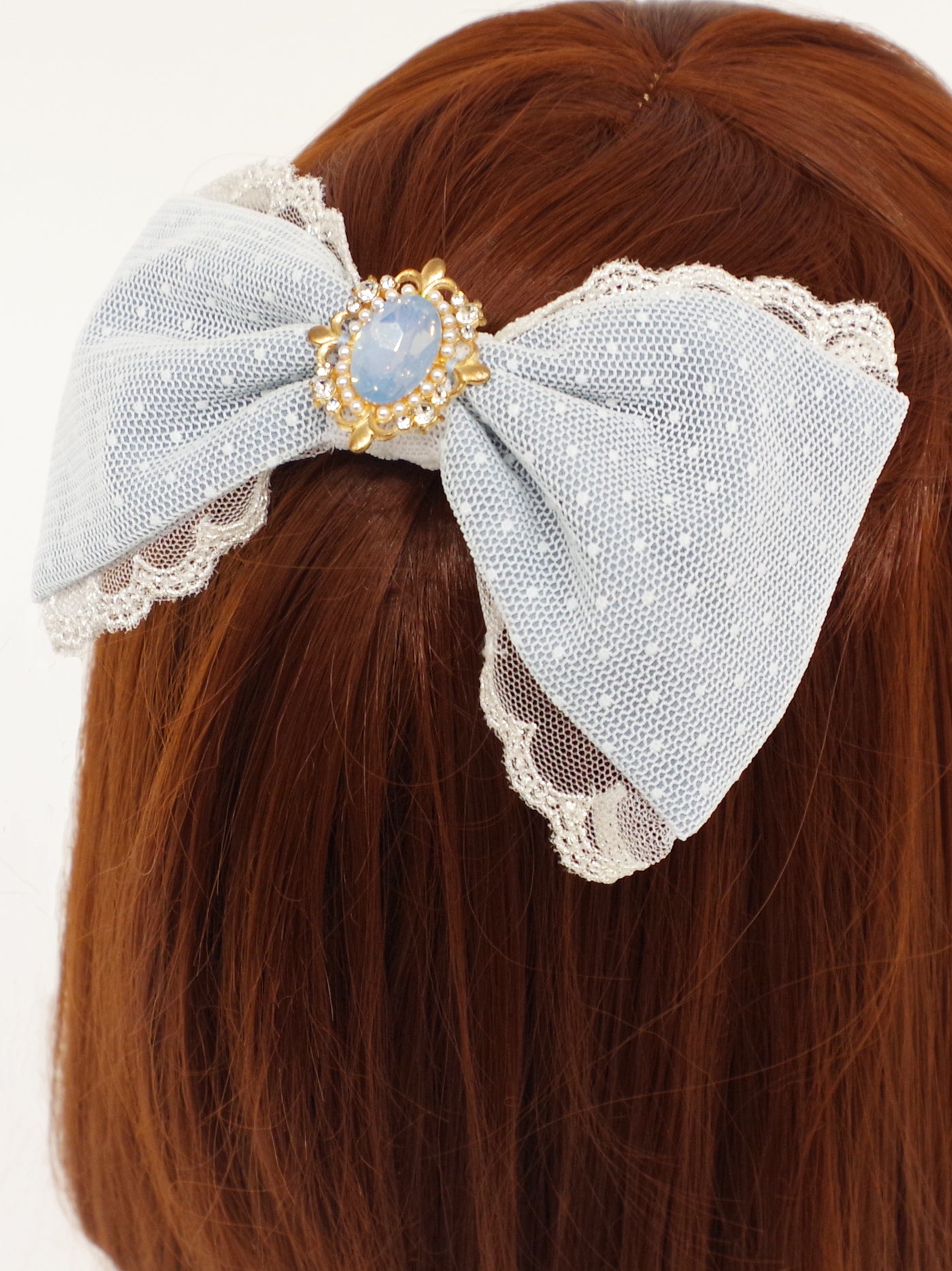 Princess Afternoon Tea Party Tulle Ribbon Barrette