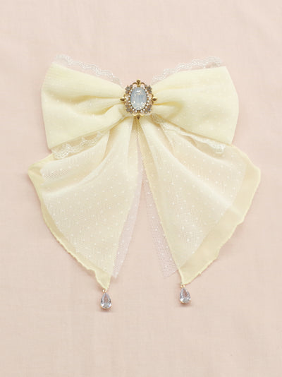 Princess Afternoon Tea Party Tulle Ribbon Barrette