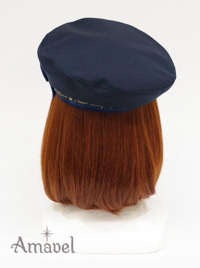 Beret with message ribbon