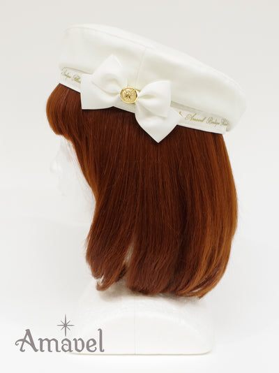 Beret with message ribbon