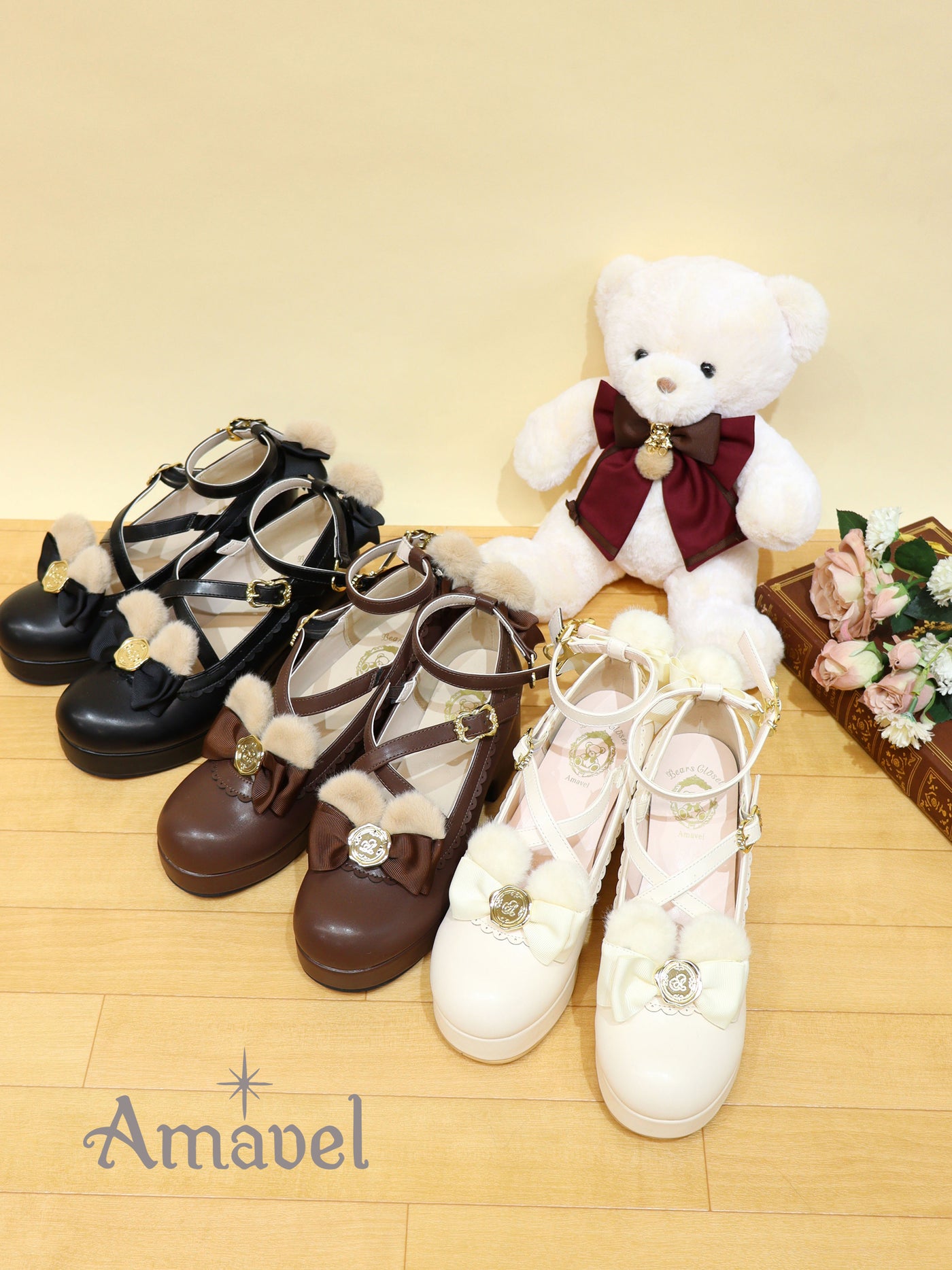 Bears Closet クロスパンプス